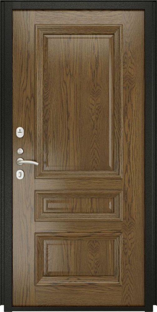 Входная дверь ДвериПРО Д-68 Фараон-2 (16мм, светлый мореный дуб) DPRO196048 внутренняя сторона