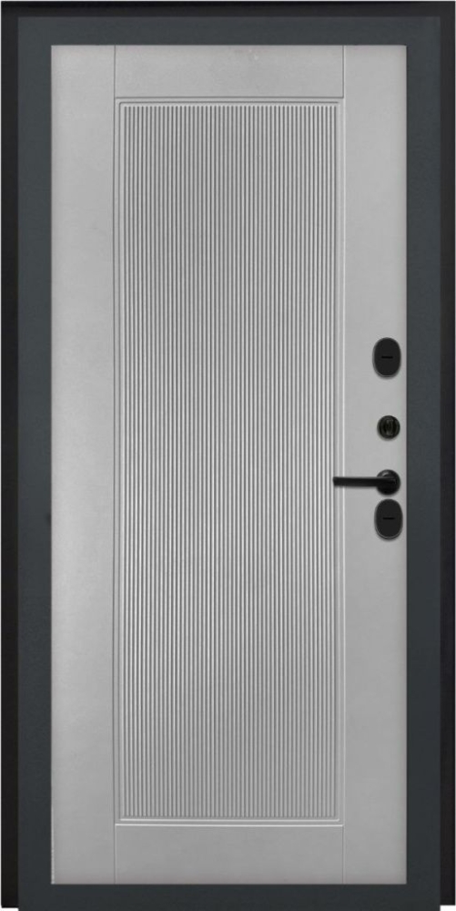 Входная дверь ДвериПРО L-43 ПВХ 10мм Астрод Velutto Grigio DPRO195699 внутренняя сторона